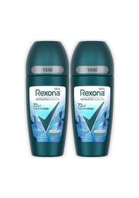 Resim Rexona Men Thermocool Erkek Roll On Deodorant Menthol & Blue Lavender 50 Ml X2 