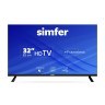 Resim SİMFER 32SFS3N, 32" 82cm, HD Ready, Dahili Uydu Alıcılı, Led Televizyon 