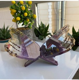 Resim Epoksi Silikon Kalıp Kuran-ı Kerim Kelebek Model Çift Rahle Kalıbı 