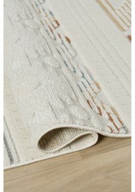 Resim Ruby Multi Beyaz Halı Salon Oturma Odası Çocuk Odası Yatak Odası Halısı 1551 Multi 