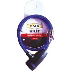 Resim Ymk Eko Çelik Halatlı, Izoleli Bisik Kilidi 8mm, 65 cm 