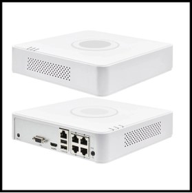 Resim Hikvision Ds-7104nı-q1/4p 4mpix, H265 , 4kanal Video, 4poe, 1 Hdd, Uhd 1520p Kayıt, 40-60mbps Bant G 