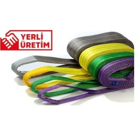 Resim Bez Sapan Polyester Çeki Halatı 2 Ton 8 M 