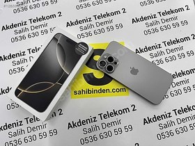 Resim Apple iPhone 16 Pro Max İkinci El TR | 256 GB | Natürel Titanyum 