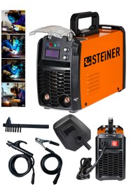 Resim STEİNER 250 Amper İnverter Mega Stick Çift Kartlı Hava Soğutmalı Dijital Göstergeli Çanta Kaynak Makinesi 