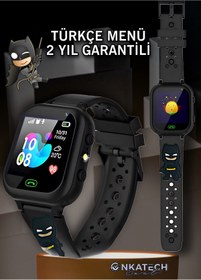 Resim Onkatech Sim Kartlı Konum Takibi Ortam Dinleme Özellikli Akıllı Çocuk Saati Figürlü Seri 