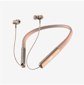 Resim Linktech H986 Boyun Askılı Silikonlu Çift Telefon Destekli Bluetooth Kulaklık 40 Saat, Turuncu 