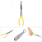 Resim Vkemall 270mm Uzun Saplı O Tipi Pense, Kaliteli Çelik, Ergonomik Plastik Kolu, Dar Mekanlarda Kullanım, Araç Tamiri Ve Bakımı İçin 