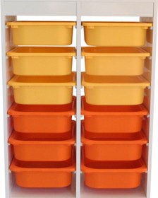 Resim Woodnjoy Dikey Oyuncak Dolap Mdf Lam 