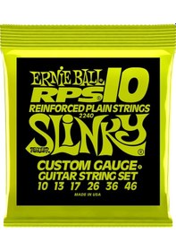 Resim Ernie Ball 2240 RPS-10 Regular Slinky Nickel Elektro Gitar Teli (10-46) 