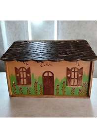 Resim El Boyaması Ahşap Ekmeklik Karışık 