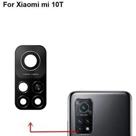 Resim Xiaomi Mi10T Arka Kamera Camı (Çıtasız Sadece Cam) 