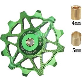 Resim Reedark Bisiklet Vites Kontrolü İçin Seramik 14t Metal Geri Vites Kolu Teğmesi - Dağ Ve Yol Bisikletleri İçin Yeşil 