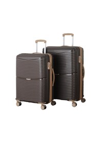 Resim Mçs Group V379 Aura Y.üretim Pp Valiz 65 Cm + 75 Cm Acı Kahve/şampanya Set S24sy1000100-set 11161 Acı Kahve/şampanya 