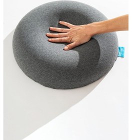 Resim Softlife Sünger Oturma Simidi Kuyruk Sokumu Yastığı Oturma Minderi 43x9 Cm Gri 