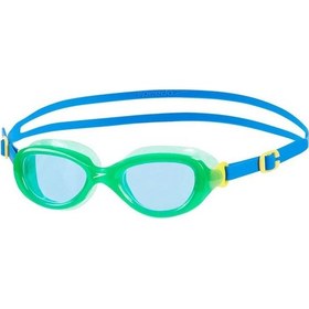 Resim Speedo Futura Classic Çocuk Yüzücü Gözlüğü 8-109008061 Mavi - Yeşil 
