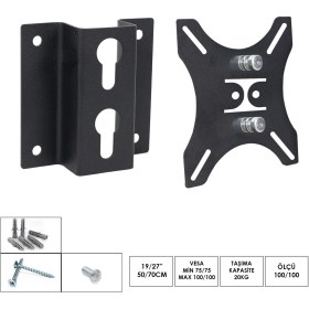 Resim Ufix 23296 Monitör Askı Aparatı Sabit 19/27 50-70CM Ufix 