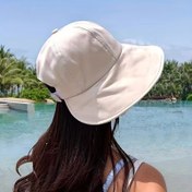 Resim Kadın Geniş Kenar Güneş Şapkası - Hafif Yazlık Şapka, Ayarlanabilir Kayış, Nefes Alabilen Polyester, Plaj ve Havuz Kenarı için Mükemmel, Havuz Kenarı Başlık | Şık Başlık | Hafif Şapka 