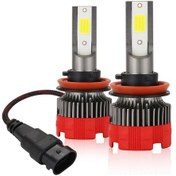 Resim Youmex 2 Adet H11 Led Motosiklet Farı 6000k Süper Parlak Su Geçirmez Sis Lambası 