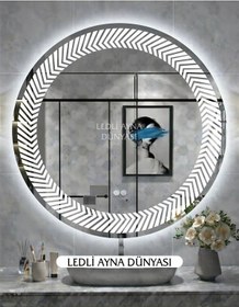 Resim 80 Cm Beyaz Premium Görünüm Led'li Banyo Aynası / Lavabo Üstü & Antre / Beyaz / 80 Cm Diğer 