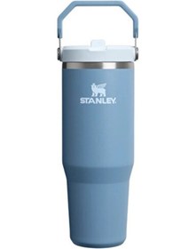 Resim Stanley Thermos The İceflow Flip Straw 2.0 Tumbler 0.89l Pipetli Termos 10-12043-277 Mavi Mavi 