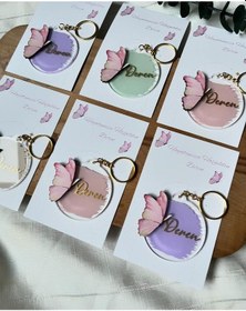 Resim Kişiye Özel Epoksi Bebek Magnet & Anahtarlık 10 Adet 