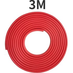 Resim 2/3/5 M Araba Kapı Anti Çarpışma Şerit Çelik Disk Tampon Trim Kenar Çizik 3m-red Diğer 