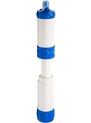 Resim Vkemall Outdoor Kamp Mantar Su Filtre Borusu 0.01 Mikron Ultrafiltre 1000l Taşınabilir İçme Suyu Temizleyici Mavi-beyaz 