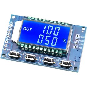 Resim 1 adet 1Hz-150Khz Sinyal Jeneratörü PWM Tahtası Modülü Darbe Frekansı Görev Döngüsü Ayarlanabilir Modül LCD Ekran 3.3V-30V 1Hz - 150Khz 