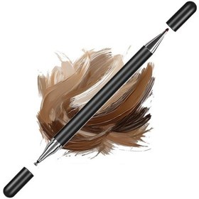 Resim Huawei Matepad 12 X İle Uyumlu Çift Uçlu Hassas Dokunmatik Stylus Kalem Gecikmesiz Çoklu Uyum Siyah 