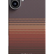 Resim Tactile Woven iPhone 16 Plus MagSafe Uyumlu Kılıf Sunset 