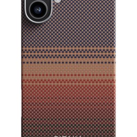 Resim Tactile Woven iPhone 16 Plus MagSafe Uyumlu Kılıf Sunset 
