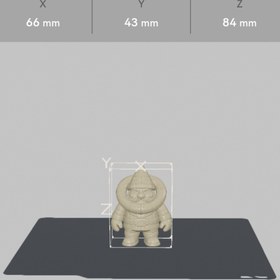 Resim shop Can Simidi Taşıyan Sevimli Cüce (Gnome) Figürü (3D Baskı) 