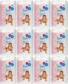 Resim Bebek Temizleme Pamuğu 60 Adet X 12 Paket 