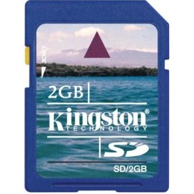 Resim Kingston 2 GB Secure Digital Hafıza Kartı SD/2GB 