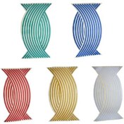 Resim Turuncu Gece Güvenli Su Geçirmez Jant Lastik Etiket Yansıtıcı Kenar Etiket Renk Değişimi Motosiklet Trim Bandı 