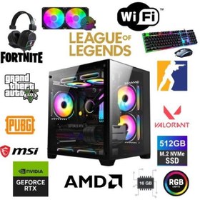 Resim MSI DFS Gaming ECO 66X RYZEN 5 5600X-B550M-RTX 5060 8GB-16GB RAM-512GB M.2-SIVI SOĞUTMALI-OYUNCU BİLGİSA 