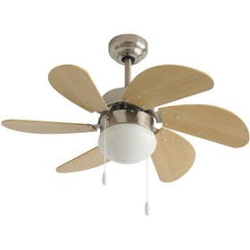 Resim DLC GROUP DLC MİSTRAL TAVAN VANTİLATÖRÜ GÜMÜŞ 76 CM 