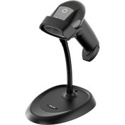 Resim Tiwox VS-333 1D Lazer Kablolu USB Barkod Okuyucu + Stand 