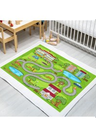 Resim Carpdress Desenli Kaydırmaz Oyun Halısı 100 X 150 Cm S Desen 