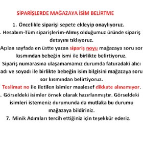 Resim MİNİK ADIMLAR Minik Adımlar Isme Özel Bebek Yaka Iğnesi 