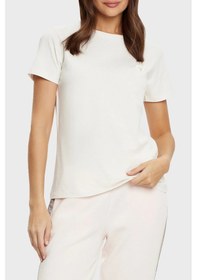 Resim Guess Bayan T Shirt V4yı09 J1314 G6k5 Ekru Ekru 