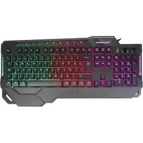 Resim AyrStore Omr Mk80 Rgb Işıklı Türkçe Q Kablolu Mekanik Hisli Klavye 