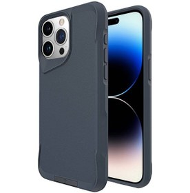 Resim İphone 15 Pro Max Uyumlu Zore Aihttg Kenarlı T-max Mat Standlı Kılıf-gri Gri 