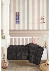 Resim Elart Velvet Bebek Yorgan 150x100 Cm Tarçın 