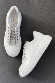 Resim Bambi Beyaz Kadın Sneaker K01566004507 