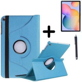 Resim GoGoPlus Samsung Galaxy Tab A9 8.7" inç X110 Uyumlu Dönerli Kılıf, Nano Ekran Koruyucu ve Kalem, 3'lü Set 