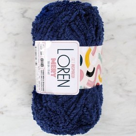 Resim Loren Mery Petrol Mavisi El Örgü İpi - M417 - 34322 