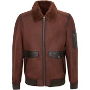 Resim Taba Deri Erkek Deri Mont - E24KKM310597-U4T 