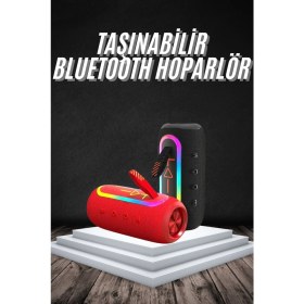Resim Sepetim Bluetooth Hoparlör USB Şarjlı Uzun Pil Ömrü Android ve Ios Uyumlu Renkli 